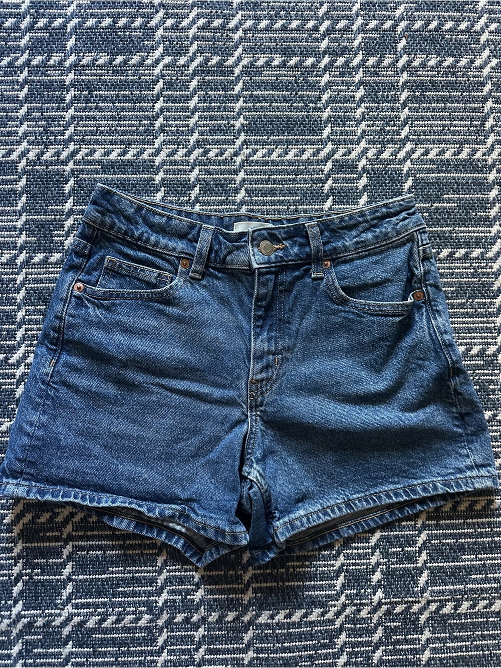 H&M Dark Blue Denim Shorts
